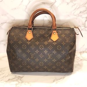 Louis Vuitton Monogram Brown Tan Handbag